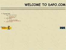 Tablet Screenshot of dapo.com